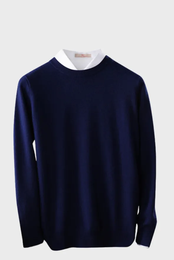 Crew-Neck Sweater (100% Merino Wool)