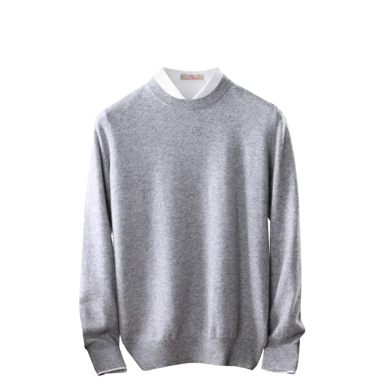 Crew-Neck Sweater (100% Merino Wool)