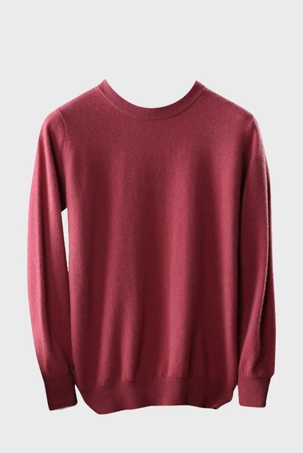 Crew-Neck Sweater (100% Merino Wool)