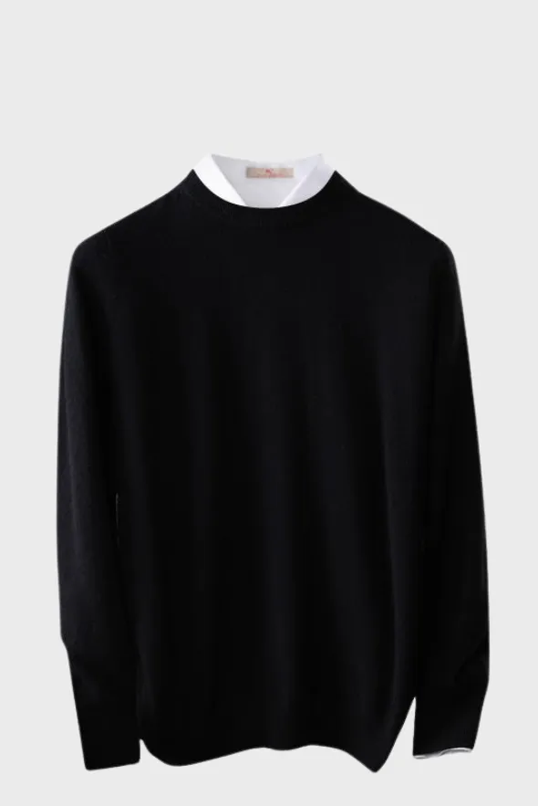 Crew-Neck Sweater (100% Merino Wool)