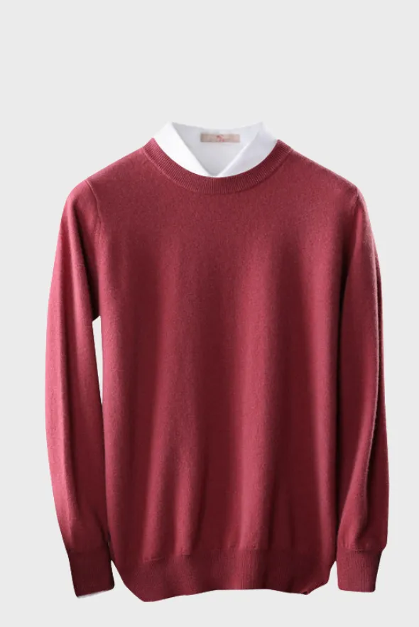 Crew-Neck Sweater (100% Merino Wool)