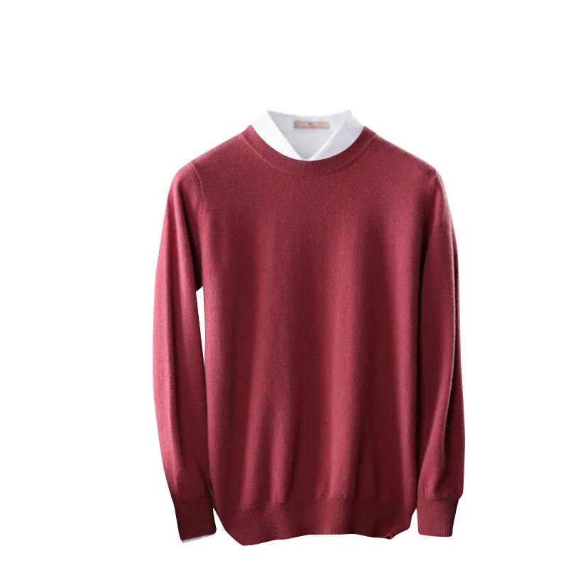 Crew-Neck Sweater (100% Merino Wool)