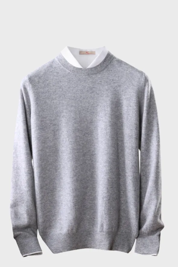 Crew-Neck Sweater (100% Merino Wool)