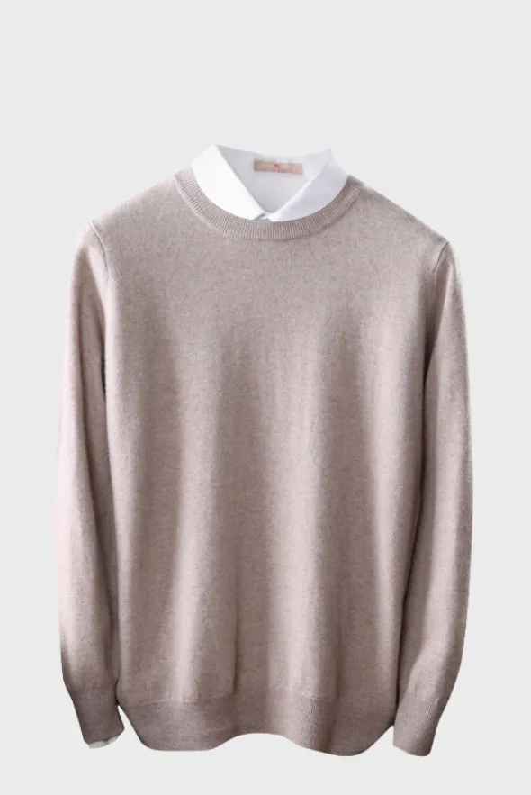 Crew-Neck Sweater (100% Merino Wool)