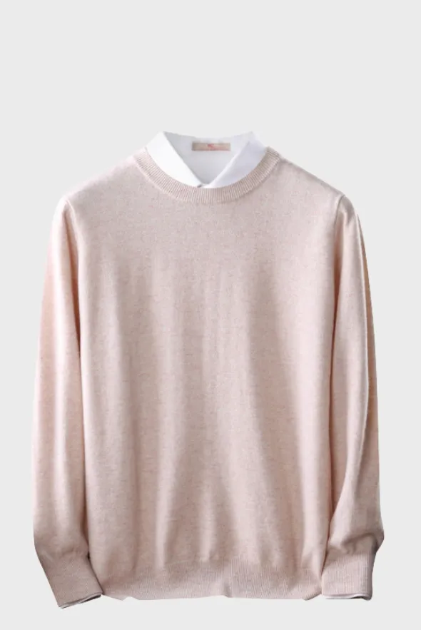 Crew-Neck Sweater (100% Merino Wool)