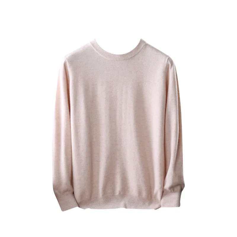 Crew-Neck Sweater ( Merino Cashmere Blended)