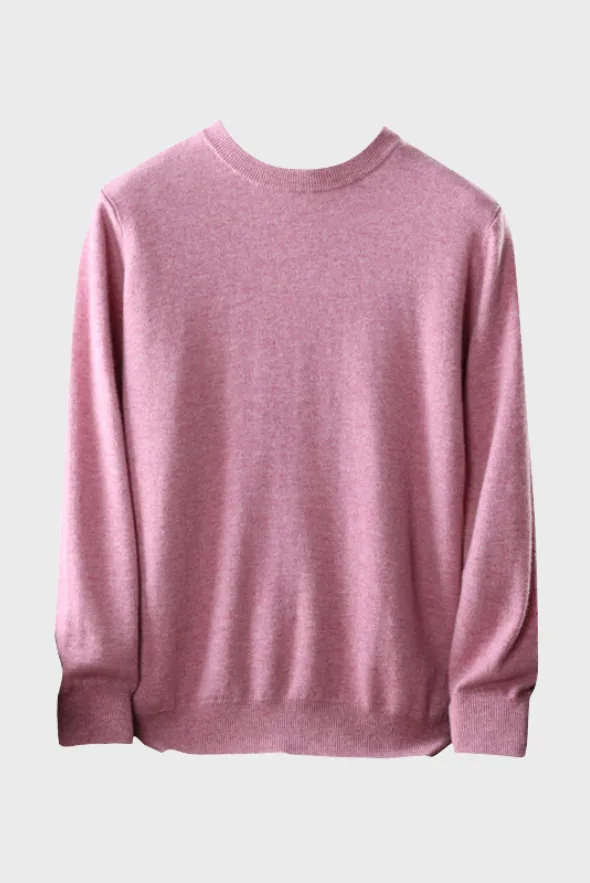 Crew-Neck Sweater ( Merino Cashmere Blended)