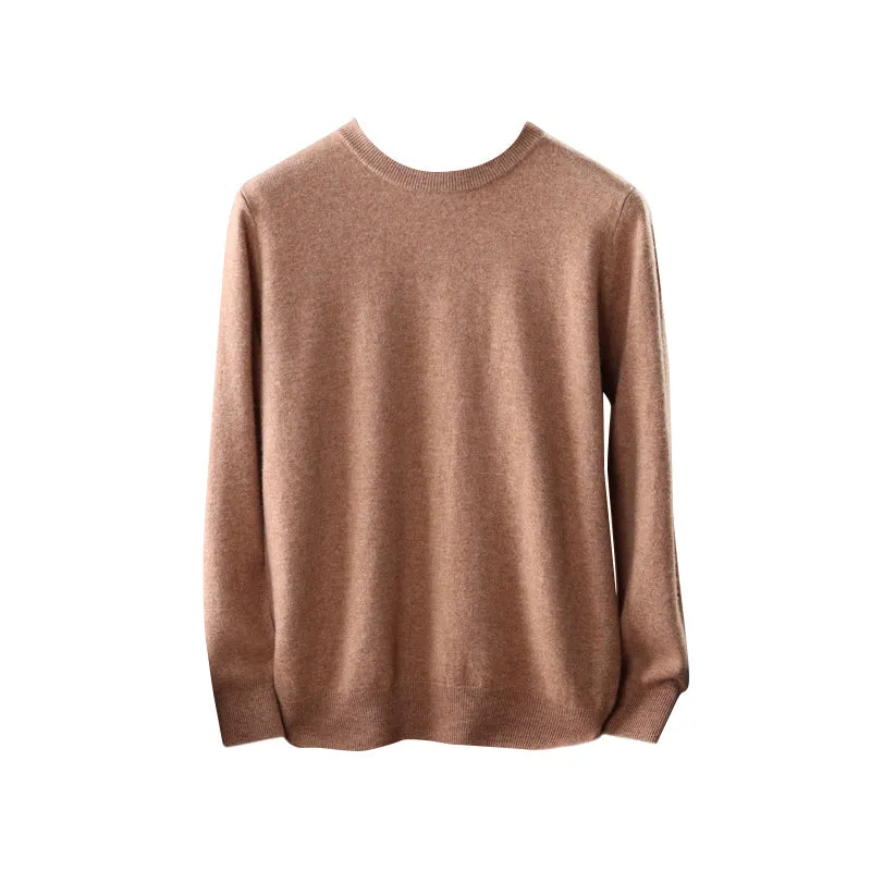 Crew-Neck Sweater ( Merino Cashmere Blended)