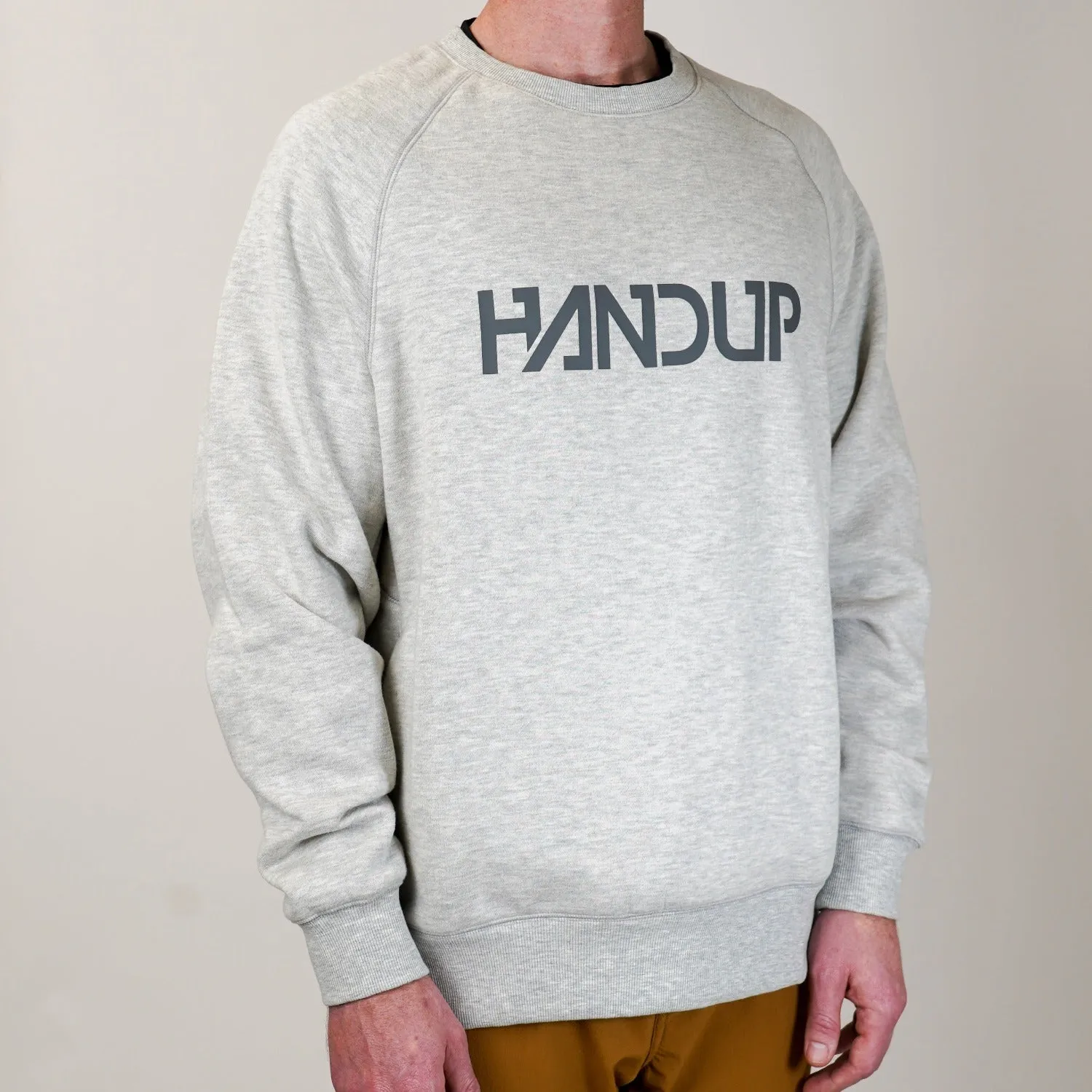 Crew Neck Sweatshirt - Bone Grey