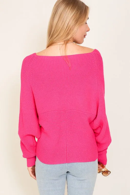 Cross Over Front Sweater | Nursing Friendly