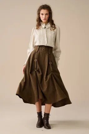 Cynthia 16 | Adjustable wool skirt