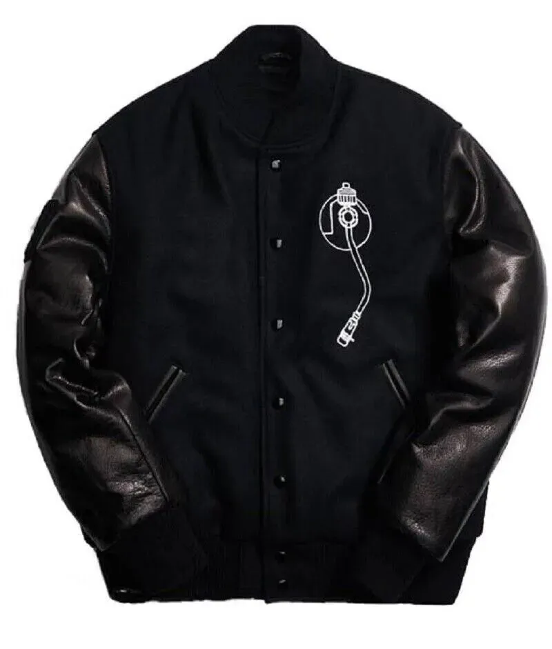 Def Jam Black Bomber Varsity Jacket