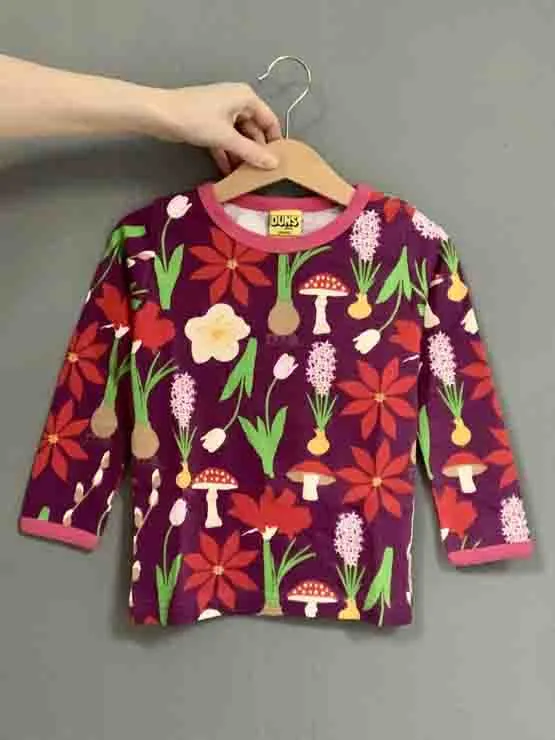 DUNS Long Sleeved T-shirt - Winter Flowers