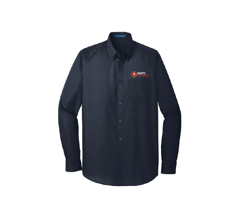 Earth Systems - Men's Long Sleeve Poplin Shirt