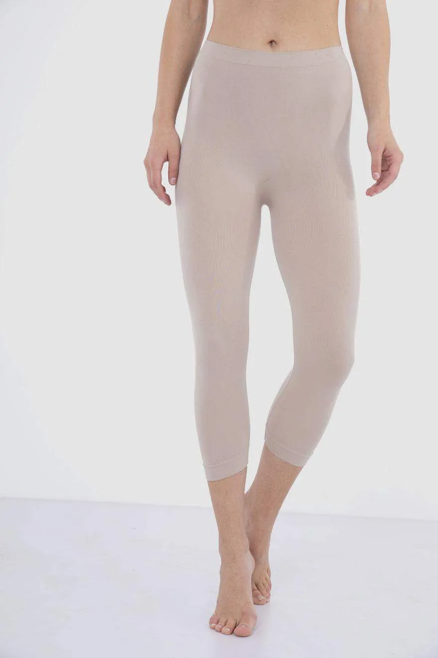 Elastic Waist Pantacourt Legging