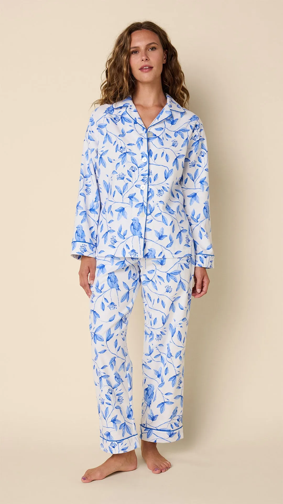 Feathered Friend Flannel Long-Sleeved Pajama