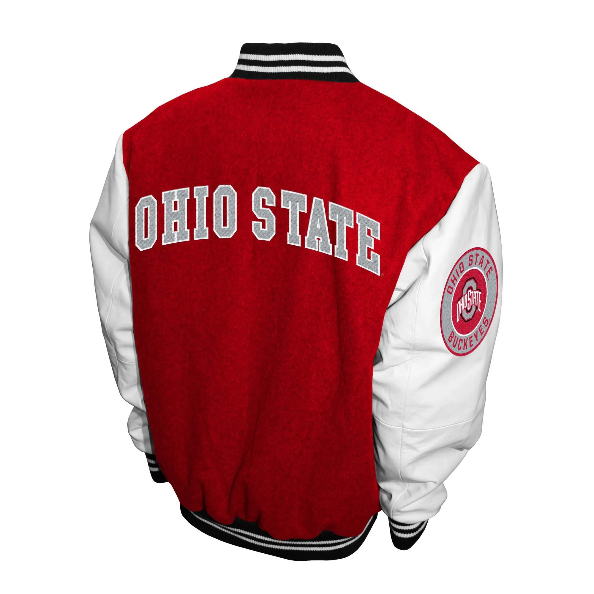 Franchise Club Mens NCAA Wool Varsity Letterman Jacket vv