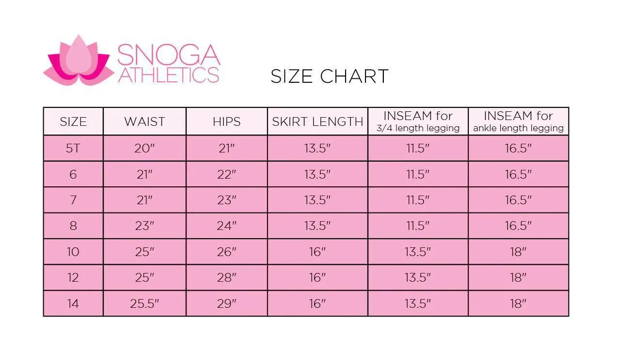 GIRLS Fit Snoga Athletic Skirt in Black (Petite)