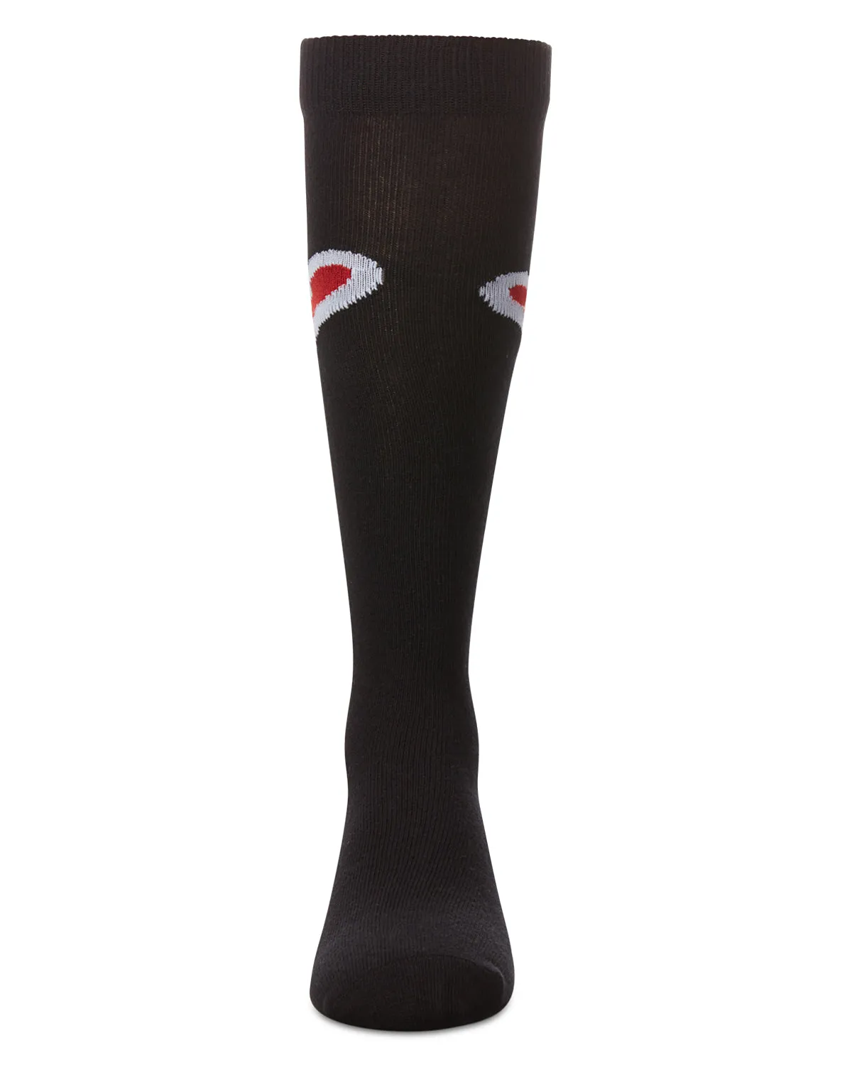 Girls' Outline Heart Knee High Socks