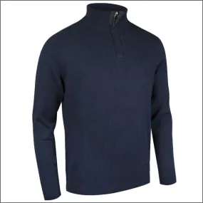 Glenmuir George Cashmere Zip Neck Sweater//