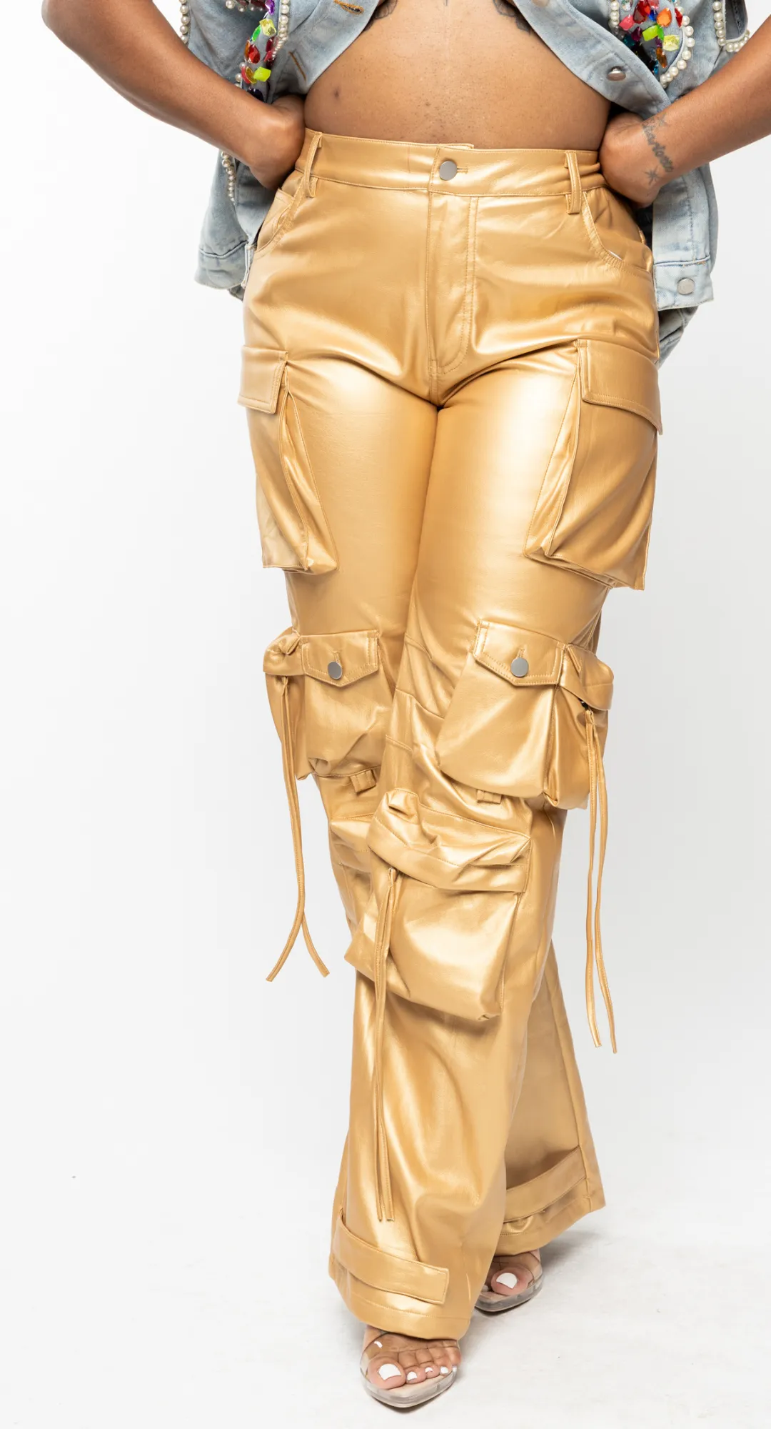 Golden Cargo Pants