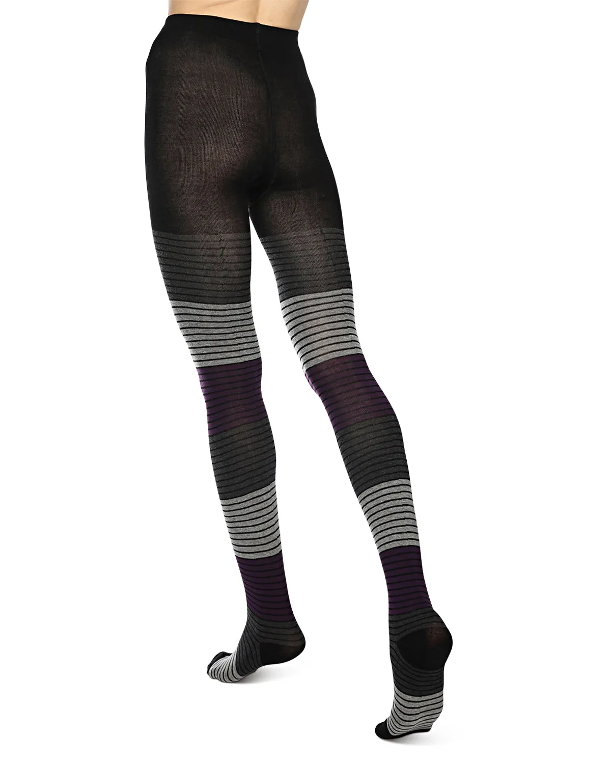 Gradient Stripes Sweater Tights