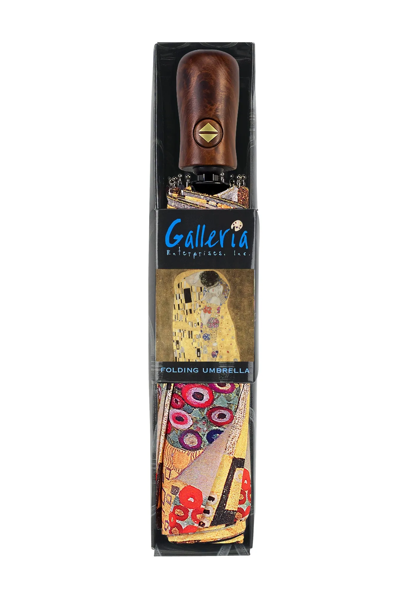 Gustav Klimt "The Kiss" Folding Umbrella