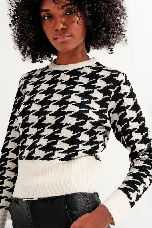 Houndstooth Sweater