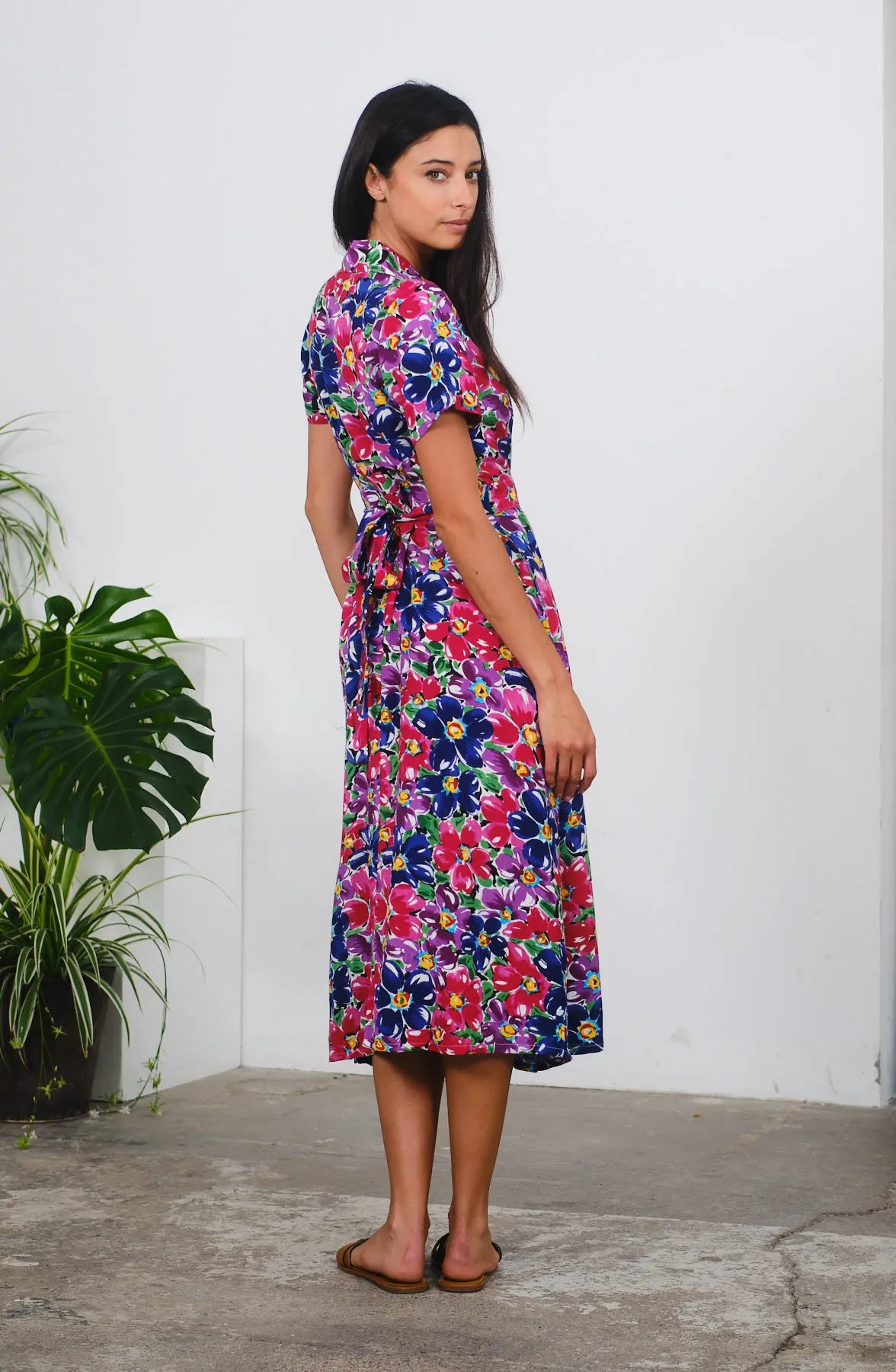 Jonie Dress in Floral Garden Print