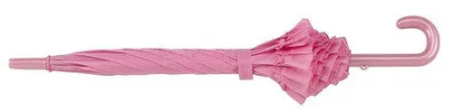 Kid's Ruffle Umbrella - Pink