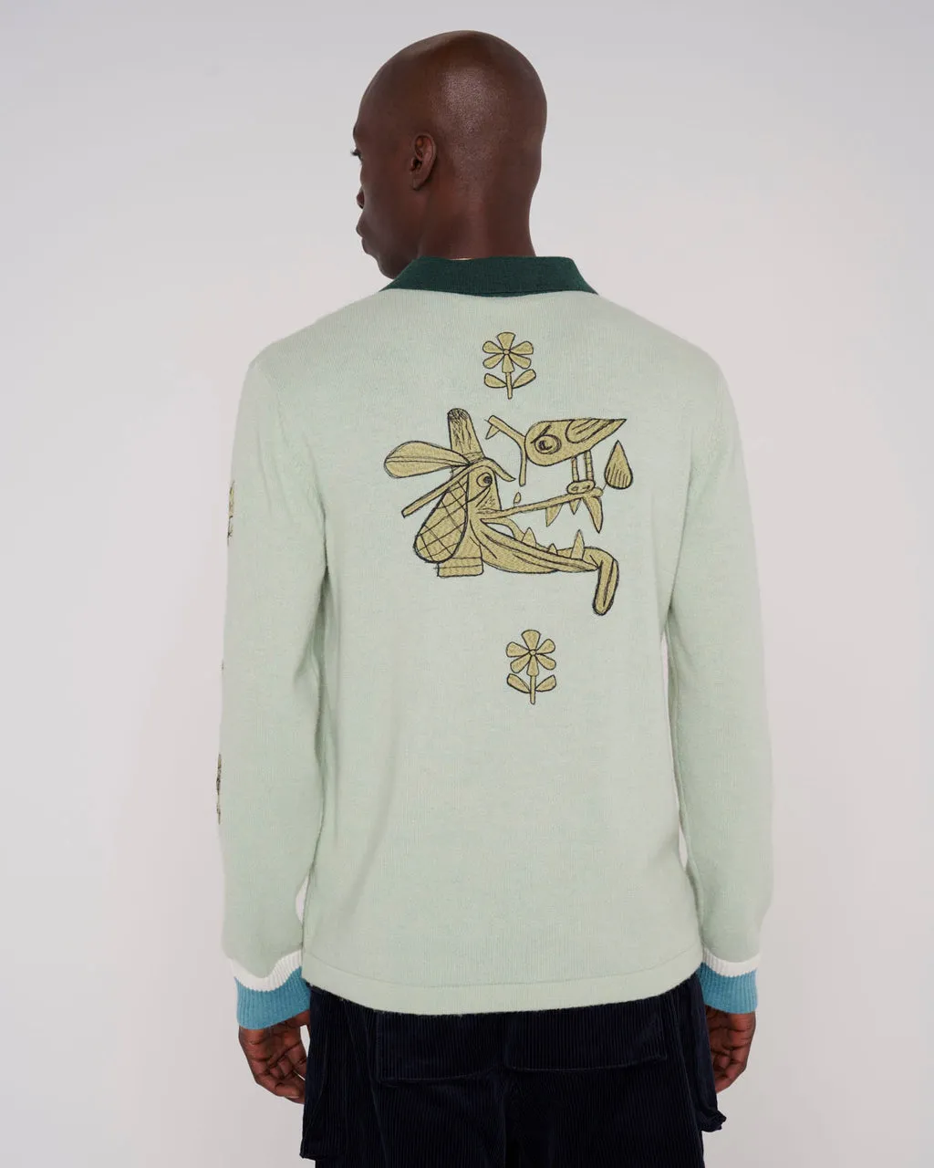 Lex Half Zip Sweater - Mint