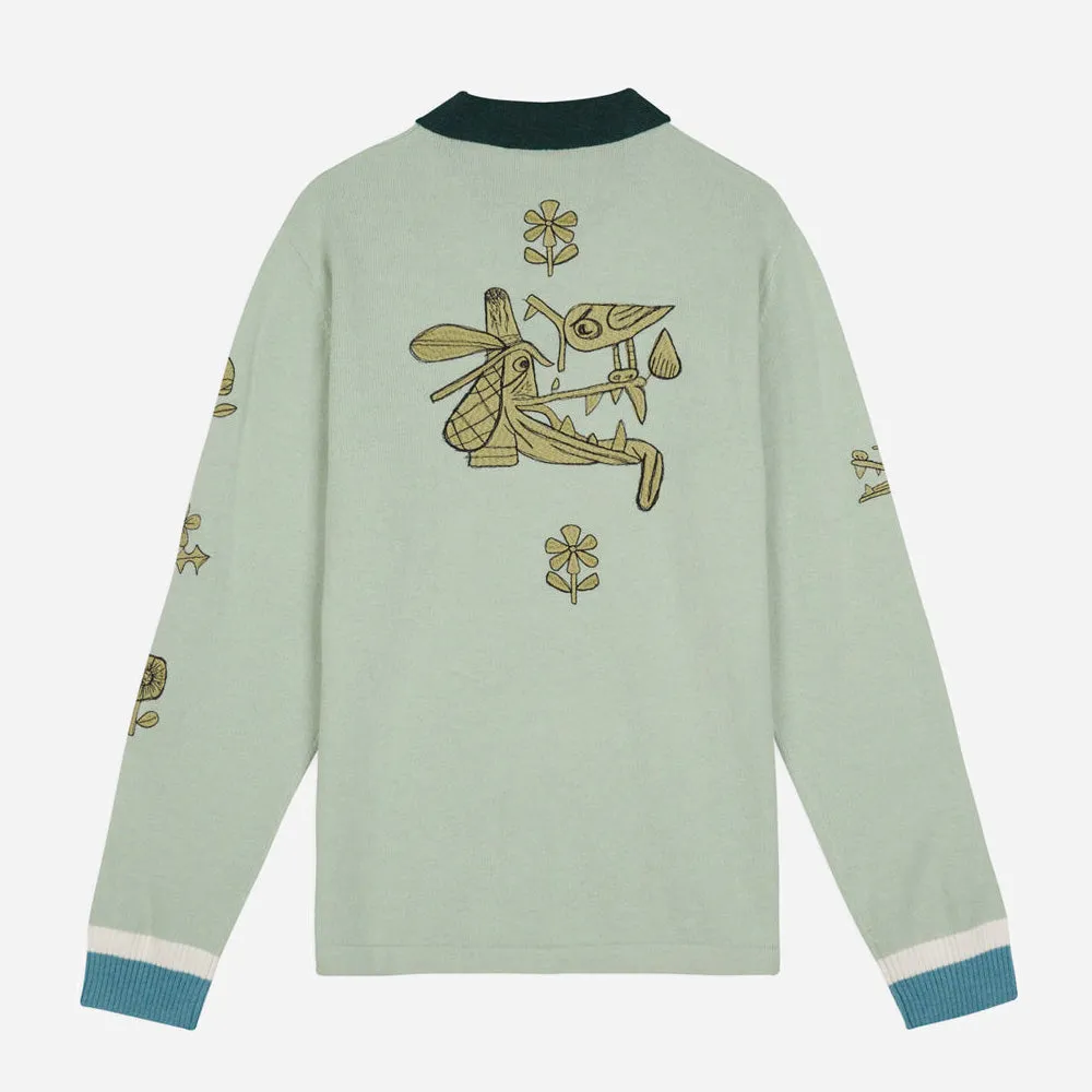 Lex Half Zip Sweater - Mint