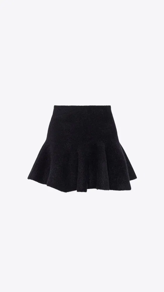 Mapache Flare Skirt - Black