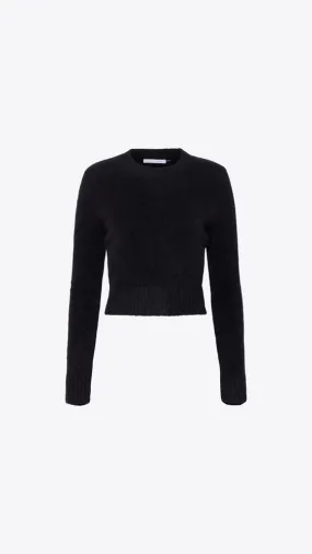 Mapache Oversized Crew Sweater - Black