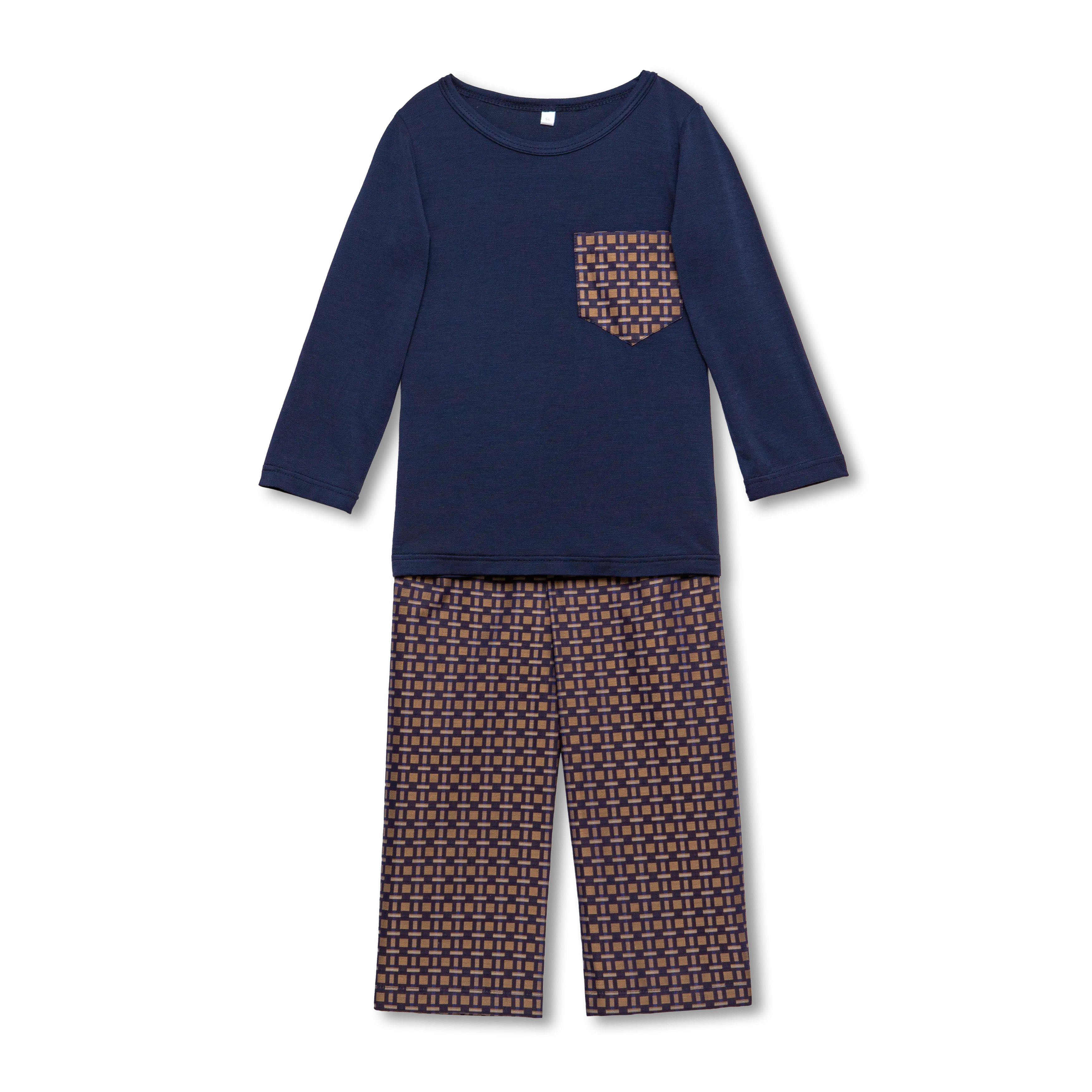 MARK - BOYS' PYJAMA SET IN NAVY