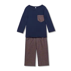 MARK - BOYS' PYJAMA SET IN NAVY