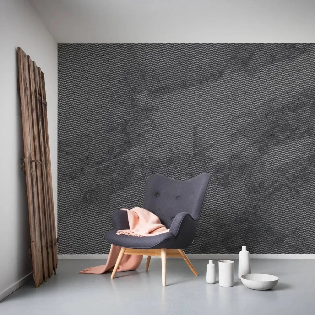 Maya Tweed Mural Wallpaper