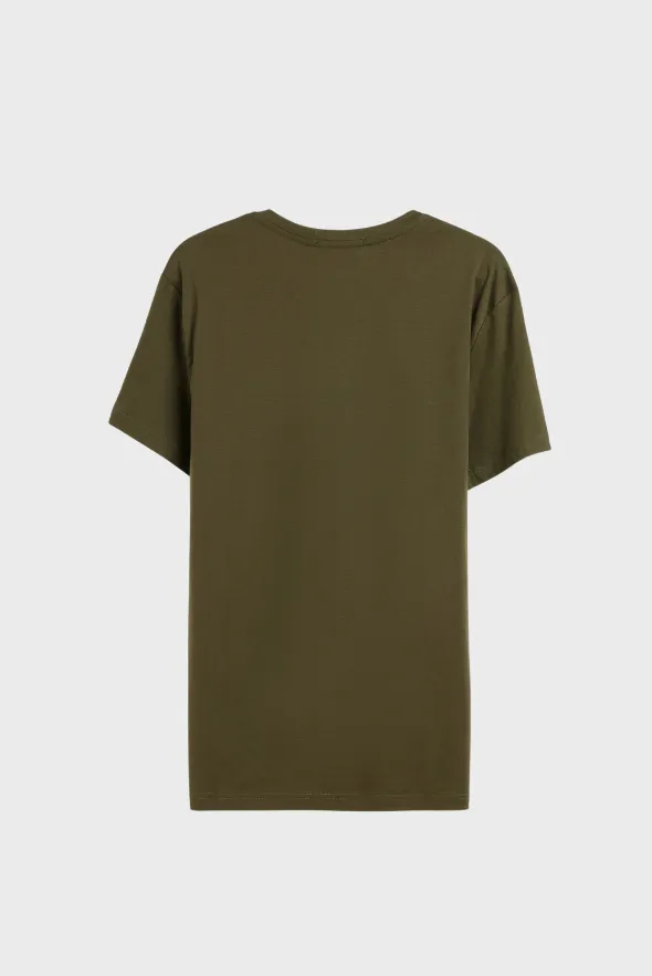 Men Crew-Neck Cotton T-Shirt (185G)