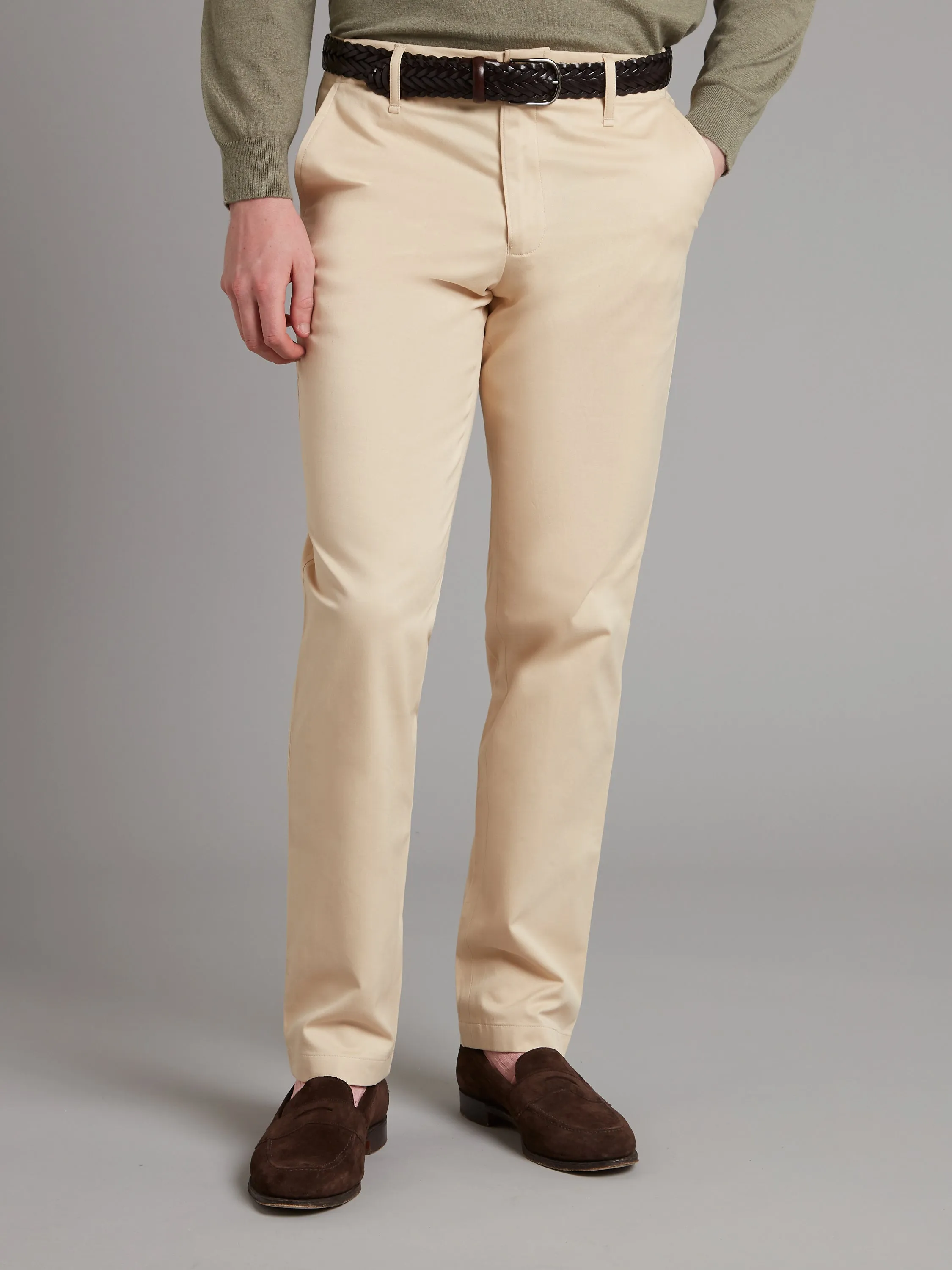 Mens Brompton Chinos - Beige