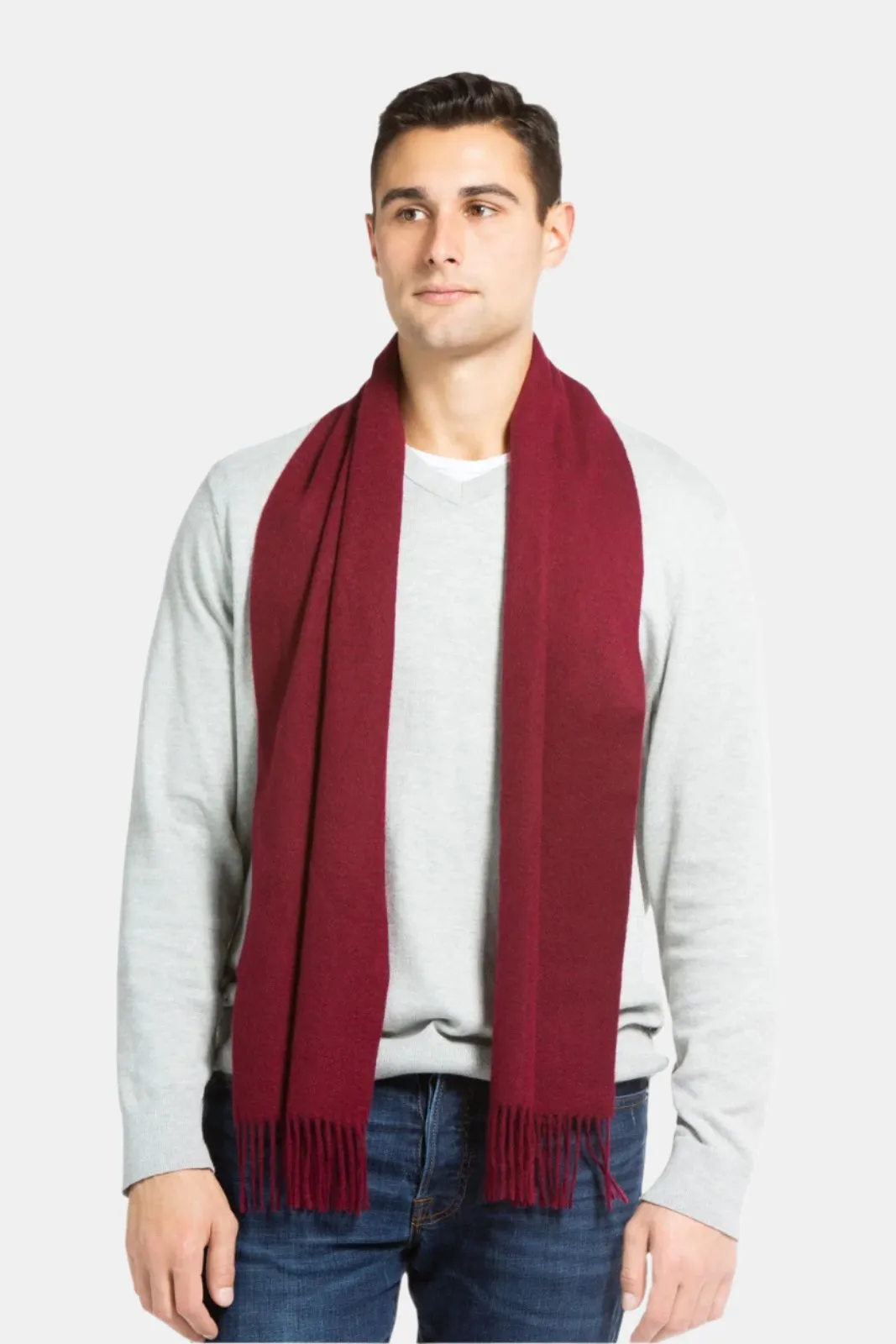 Men's Classic 100% Pure Cashmere Scarf