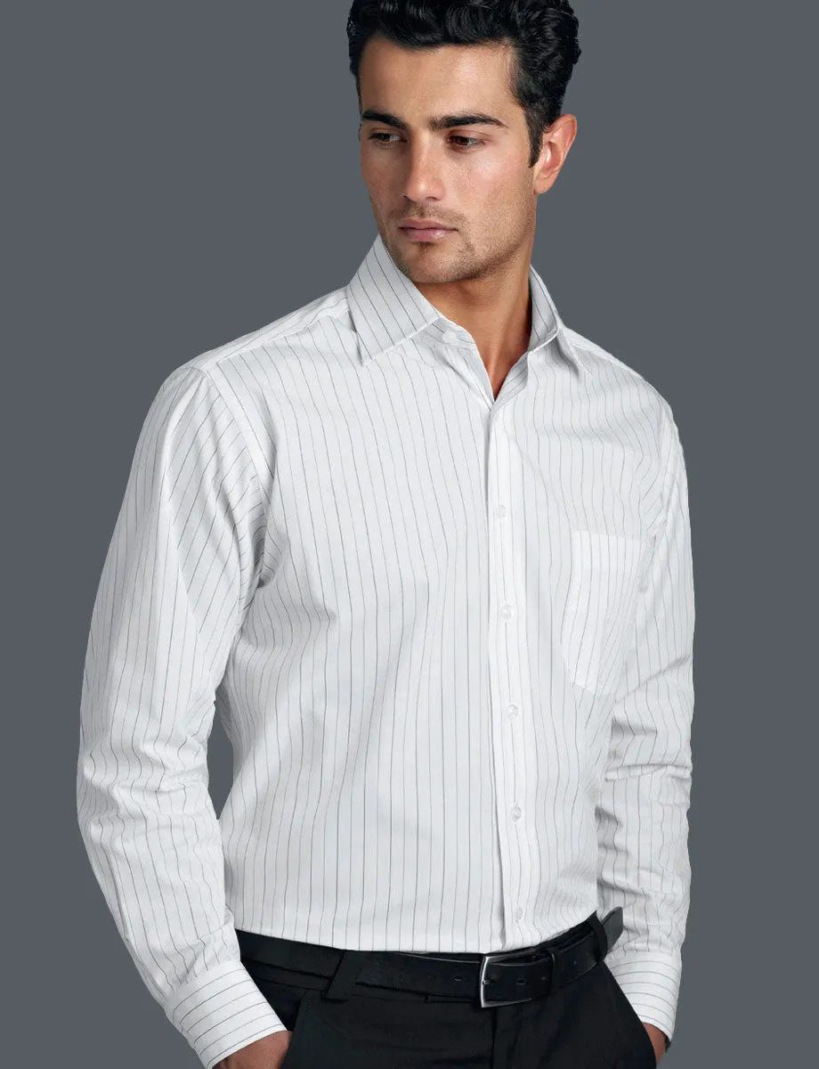 Mens Fine Stripe Business Shirt