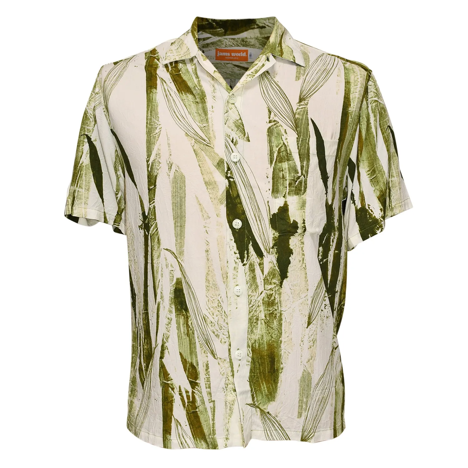 Men's Retro Shirt - Lucky Bamboo Olive