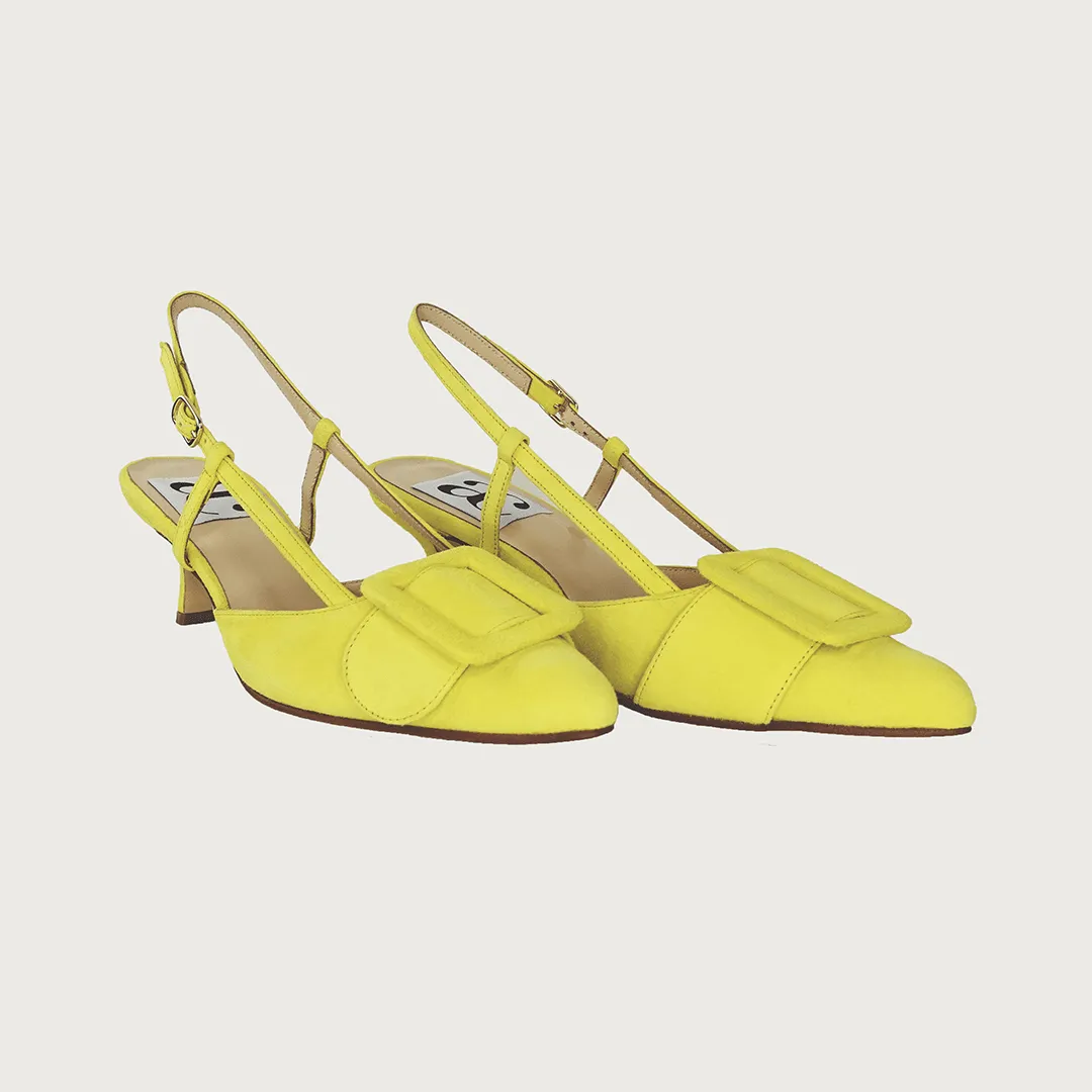 MIA CANARY YELLOW SUEDE