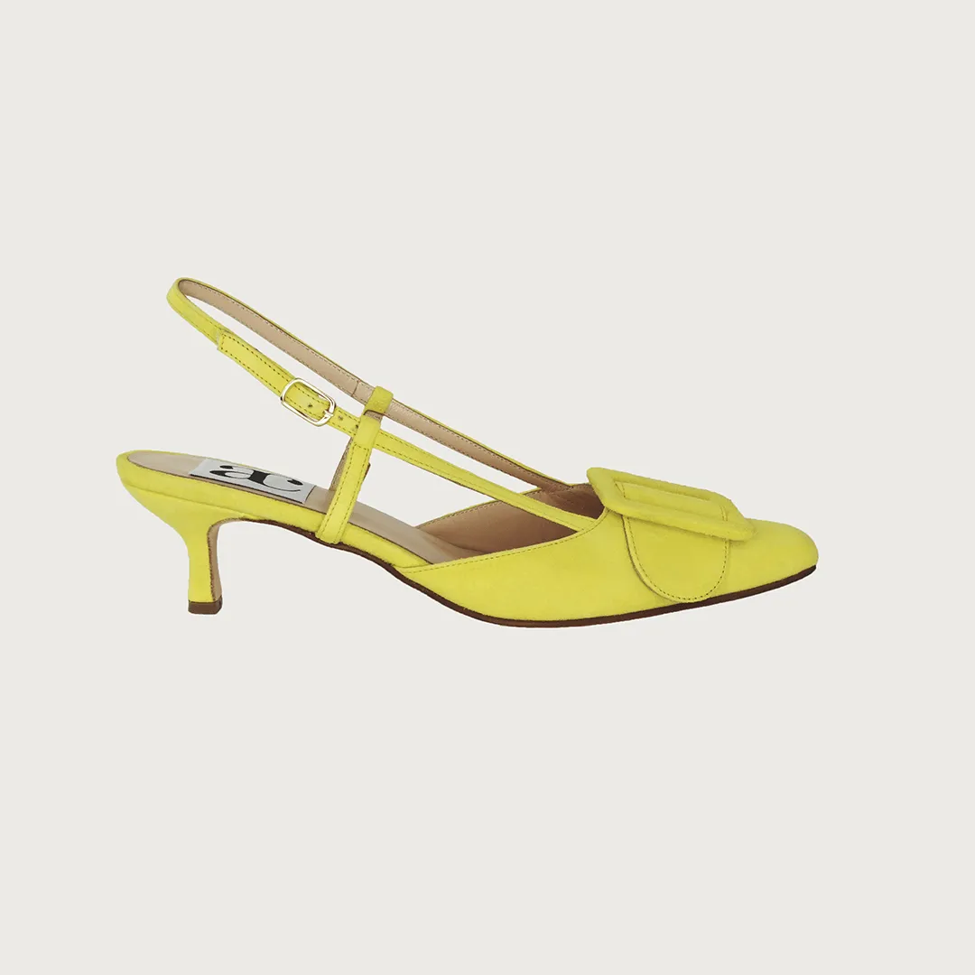 MIA CANARY YELLOW SUEDE