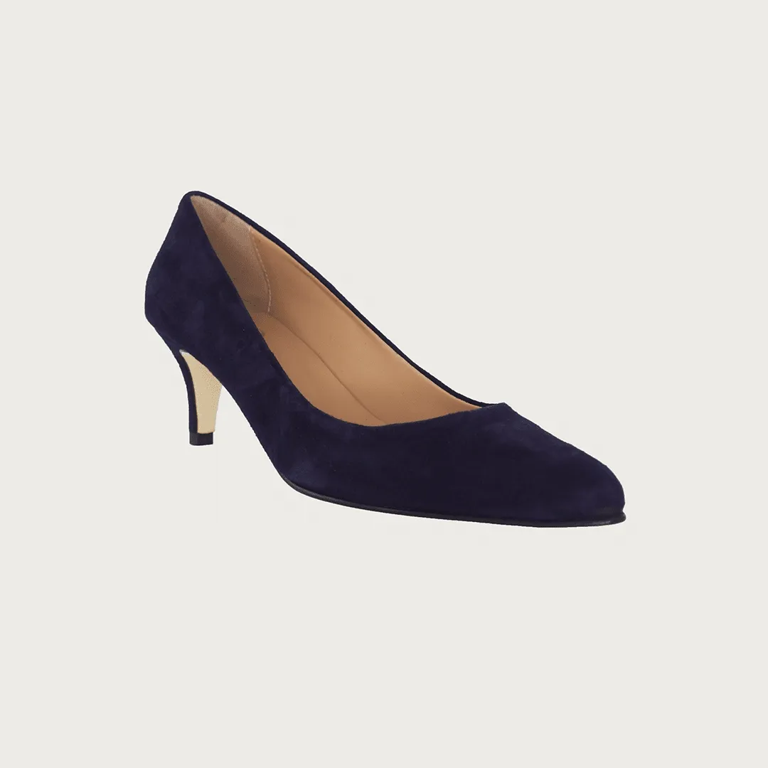 MILK DECOLTE NAVY SUEDE