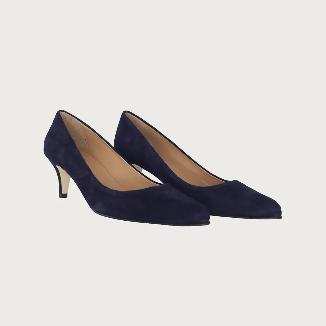 MILK DECOLTE NAVY SUEDE