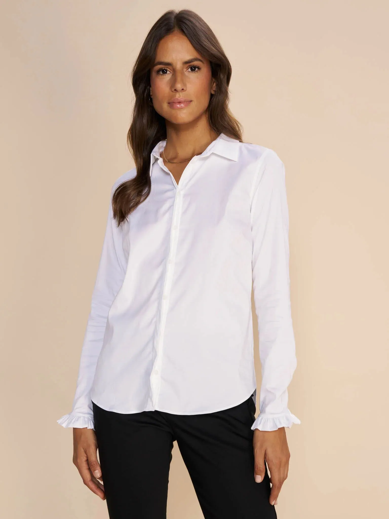 Mosmosh Mattie Shirt With Frill Cuffs