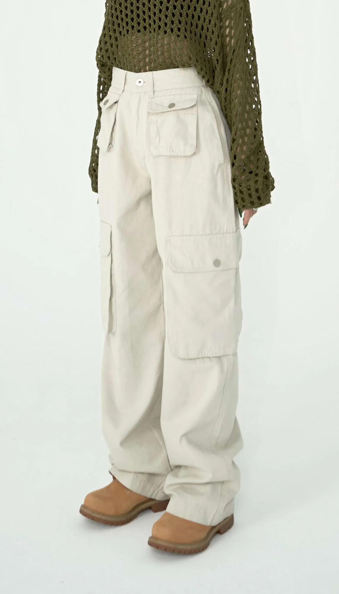 Multi Button Pocket Pants