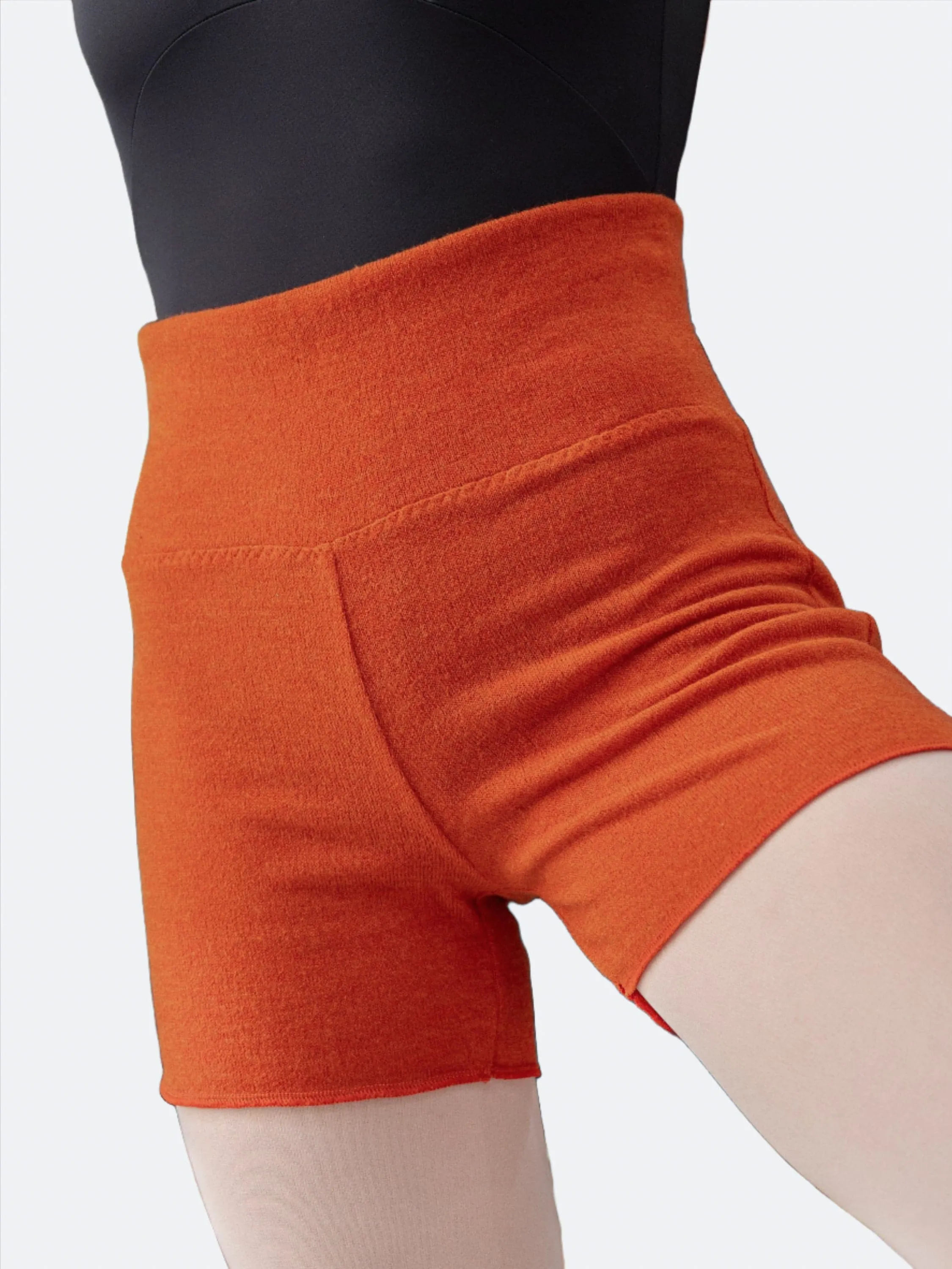 Orange Warm-up Dance Shorts MP918