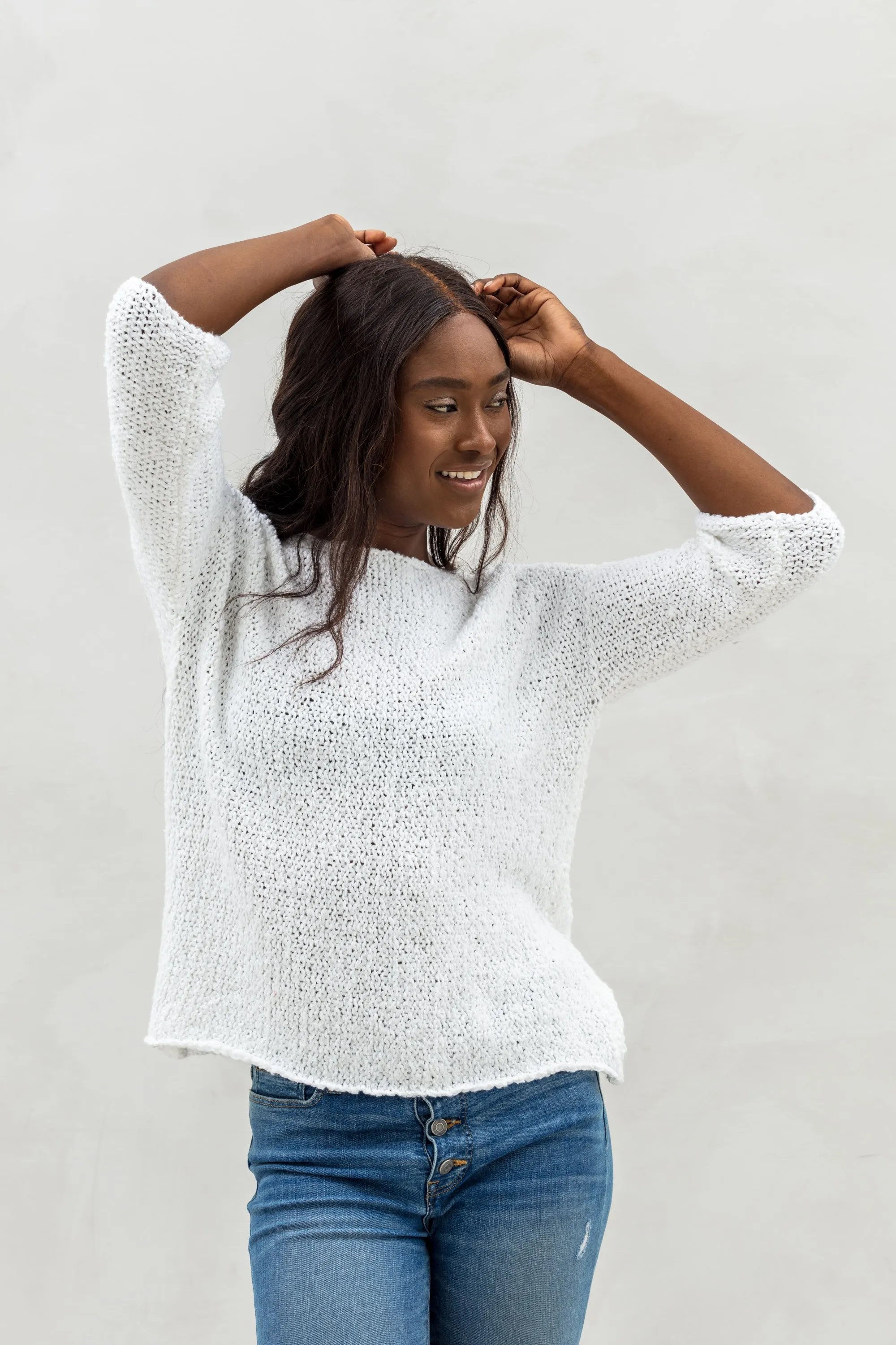 Organic Cotton knit sweater